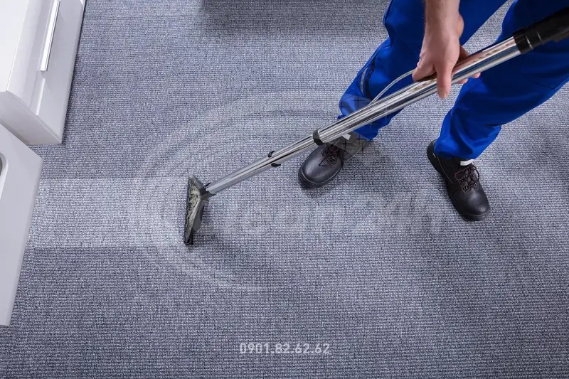 Giặt thảm văn phòng bằng máy phun hút