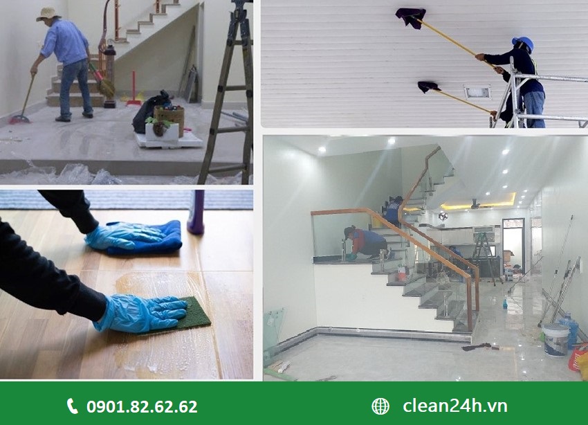 Quy trình vệ sinh sau xây dựng
