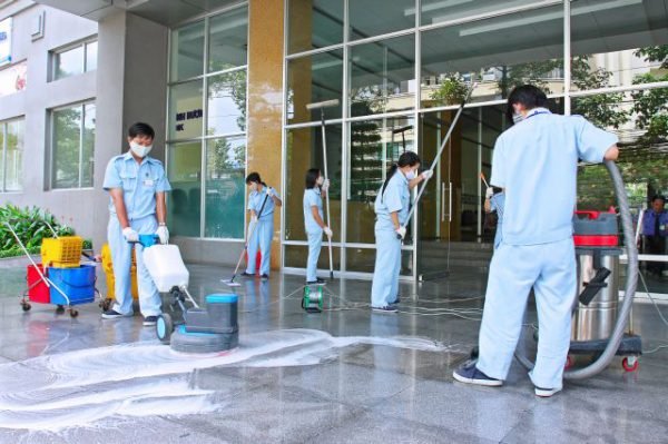 Dịch vụ vệ sinh toà nhà chuyên nghiệp tại TpHCM