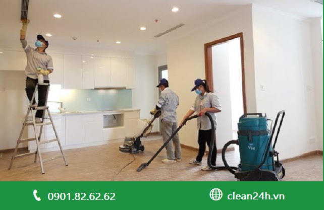 Dịch vụ vệ sinh sau xây dựng trọn gói, uy tín
