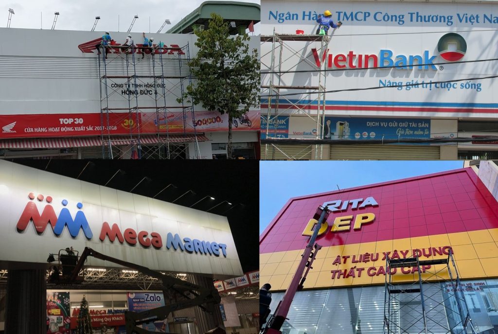 Dịch vụ vệ sinh bảng hiệu chuyên nghiệp