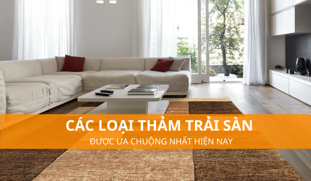 Thảm trải sàn làm đẹp cho không gian, giúp không gian thêm phần nổi bật