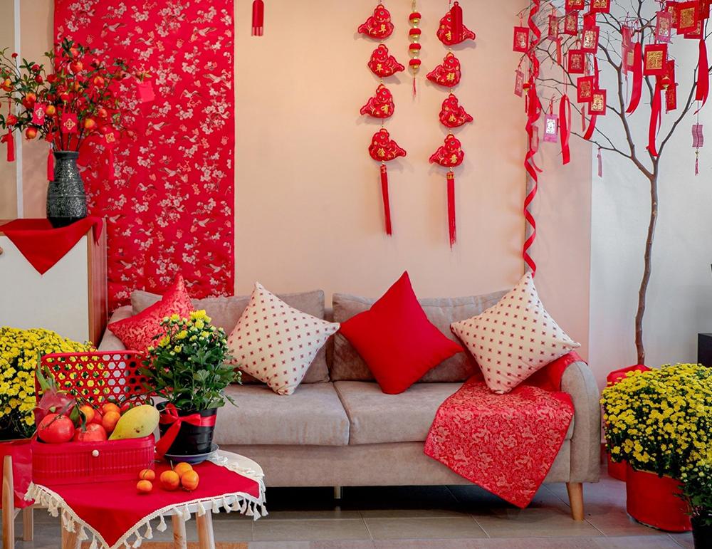 Trang trí nhà ngày Tết với phụ kiện